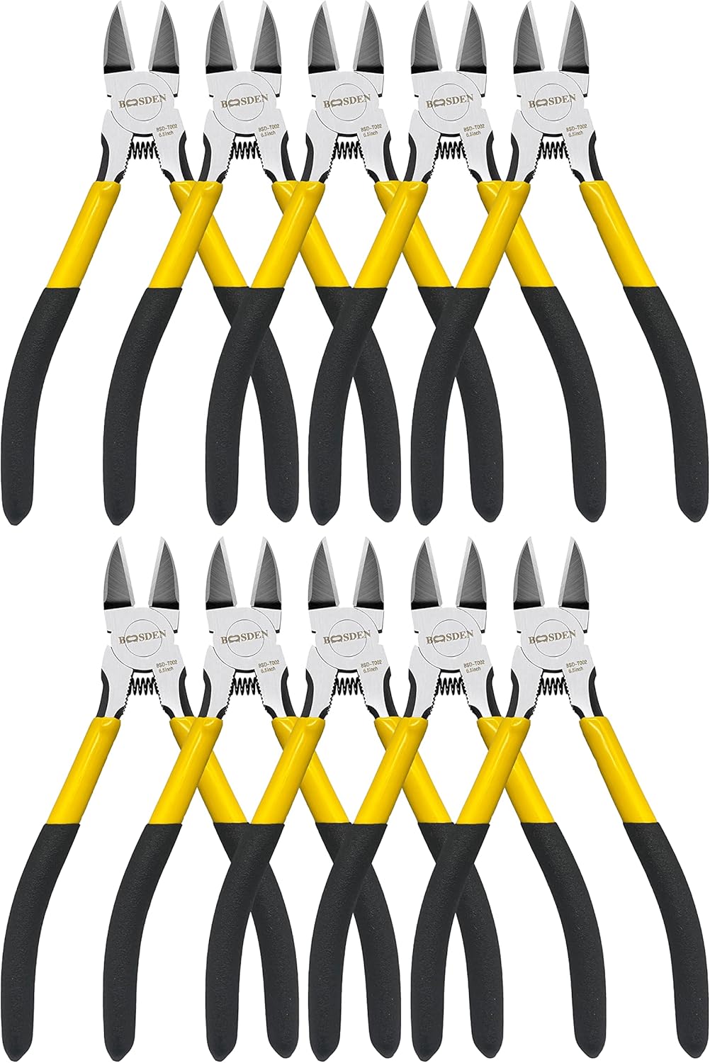 BOOSDEN Wire Cutter 6.5 inch Cutting Pliers Diagonal Cutter Metal Snipper