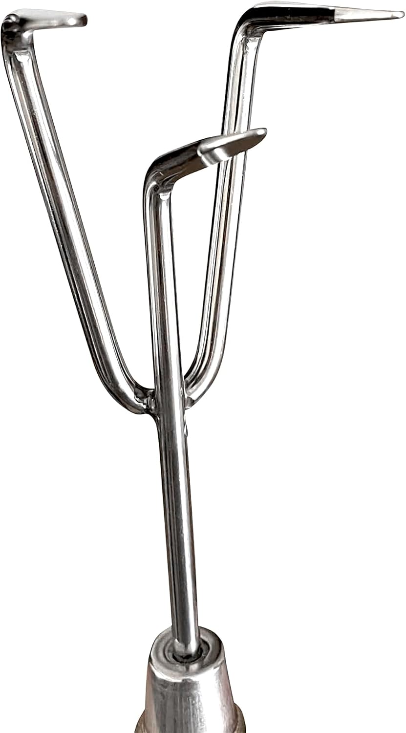 Eco Hand Cultivator Rake Tiller Tool- 100% Recycled Stainless Steel - Rust Resistant - FSC Certified Wood Ergonomic Handle - Great for Gardening Cultivating Loosening Weeding