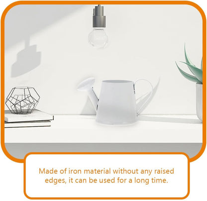 6pcs Mini Watering Can Child Iron Metal Flower Vessel, 8.5X4.7X4.3CM