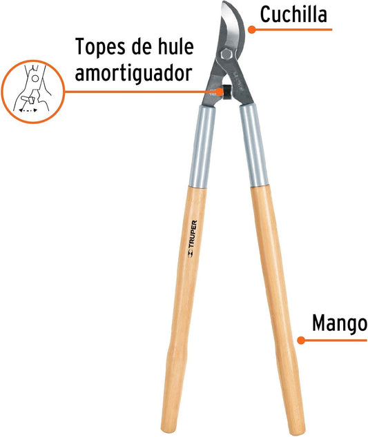 T-122 21" "Classic" Wood Handle Bypass Loppers