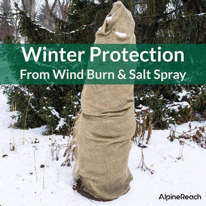 Burlap Fabric Roll 1.3ft x 30ft - Multipurpose Natural Jute for Tree & Plant Frost Protection, Wedding Runner Decorations, Home Center Pieces, Rustic Fiber Party Décor, Gardening
