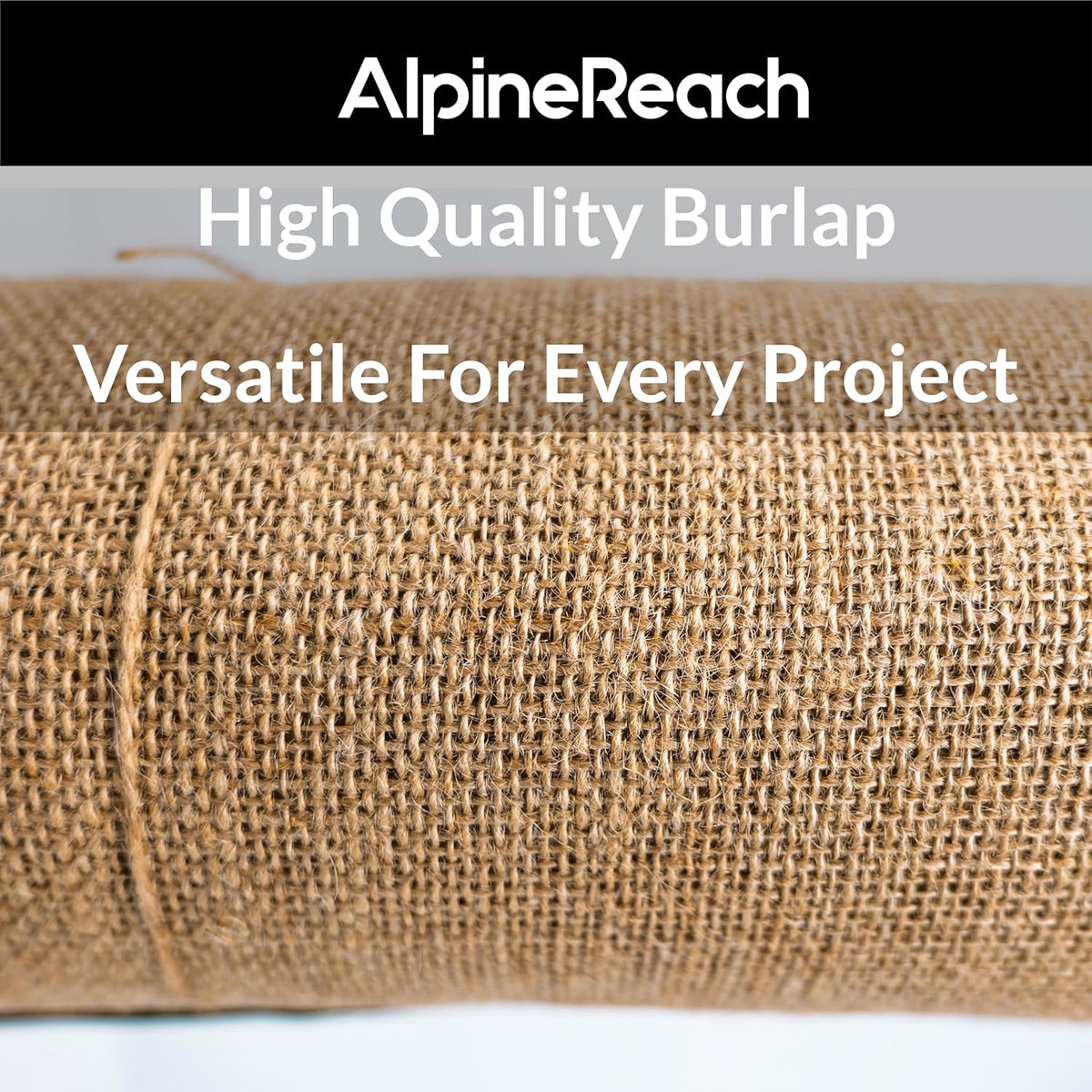 Burlap Fabric Roll 1.3ft x 30ft - Multipurpose Natural Jute for Tree & Plant Frost Protection, Wedding Runner Decorations, Home Center Pieces, Rustic Fiber Party Décor, Gardening