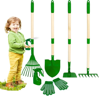 Kids Gardening Tools Set - 7pcs Garden Tool for Kids