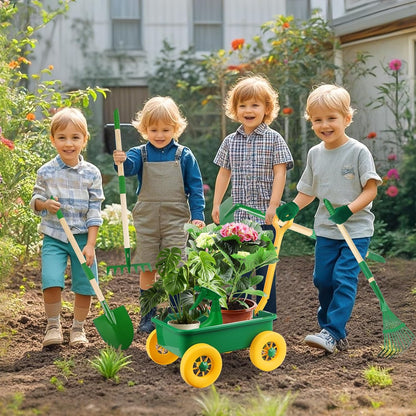 Kids Gardening Tools Set - 7pcs Garden Tool for Kids