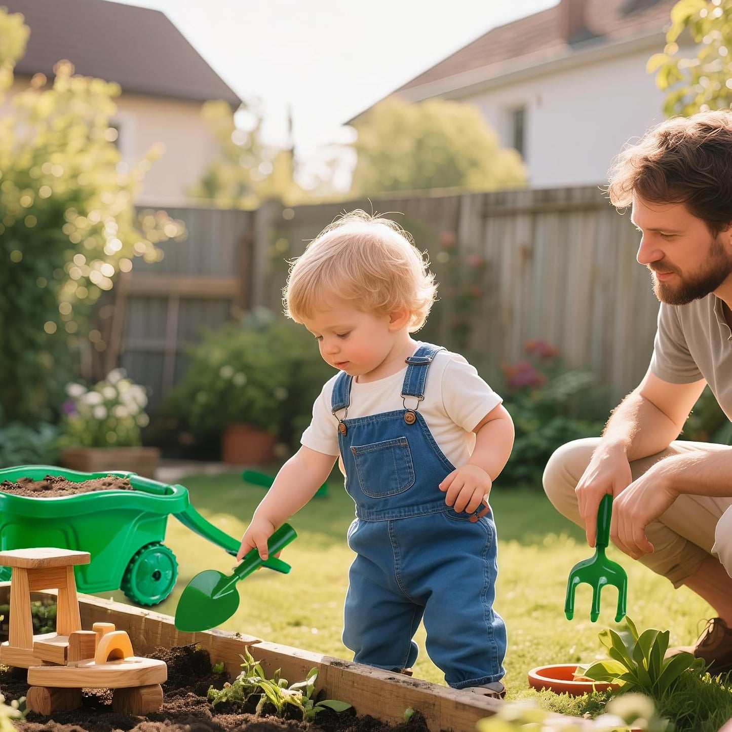 Kids Gardening Tools Set - 7pcs Garden Tool for Kids
