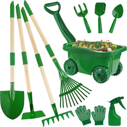 Kids Gardening Tools Set - 7pcs Garden Tool for Kids