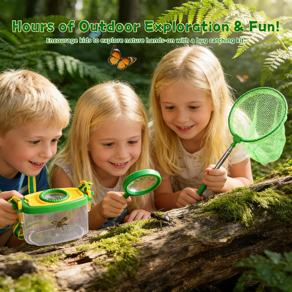 Kids Gardening Tools Set - 7pcs Garden Tool for Kids