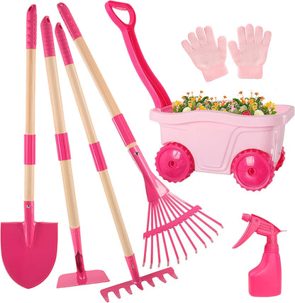 Kids Gardening Tools Set - 7pcs Garden Tool for Kids