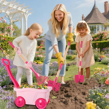 Kids Gardening Tools Set - 7pcs Garden Tool for Kids