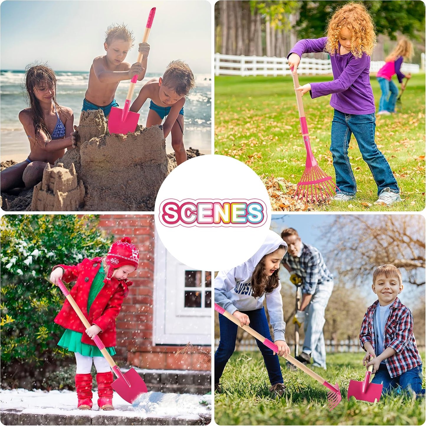 Kids Gardening Tools Set - 7pcs Garden Tool for Kids