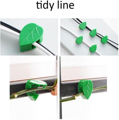 30 Pieces Plant Climbing Wall Fixture Clips Self-Adhesive Plant Fixer Invisible Wall Vines Fixing Clips Hook Plant Vine Traction Cable Wire Fixing