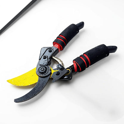 Germany Pruning Shears For Gardening, Arthritis Weak Hand Snips, 4x cutting power trimming, 1-Inch Cut Capacity Garden Clippers, Ergonomic handle, Rust resistant, high strength steel, Sharp