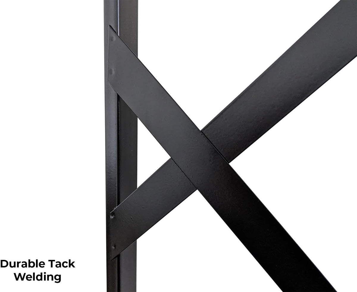 Giant Trellis, 108” high (9’ Tall) by 28” Wide Trellis with Arched top - Pack of 3 Complete trellises