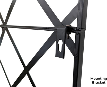 Giant Trellis, 108” high (9’ Tall) by 28” Wide Trellis with Arched top - Pack of 3 Complete trellises