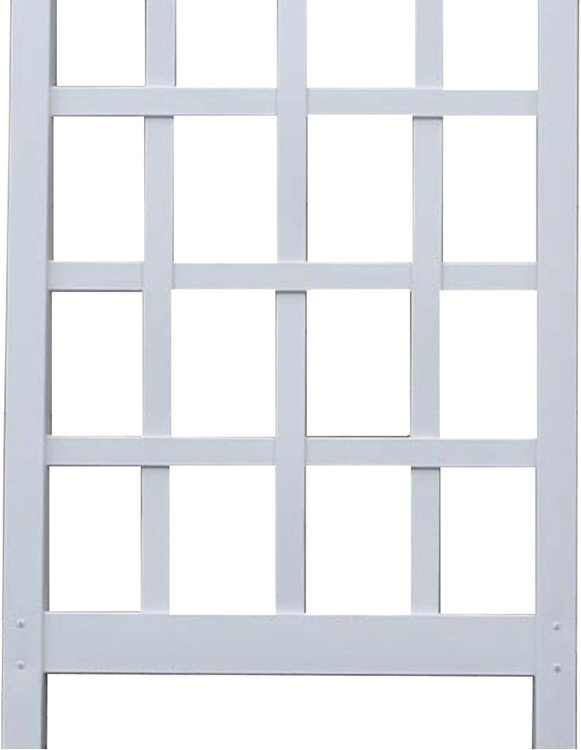 Cambridge Wall Mounted Garden Vinyl Trellis, 28" x 75", White