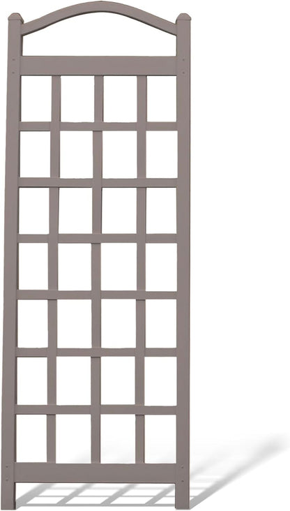 Cambridge Wall Mounted Garden Vinyl Trellis, 28" x 75", White