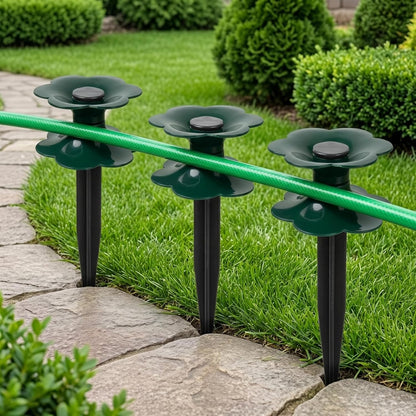 3Pcs Garden Hose Guide Stakes, 9.84In Watering Pipe Reel