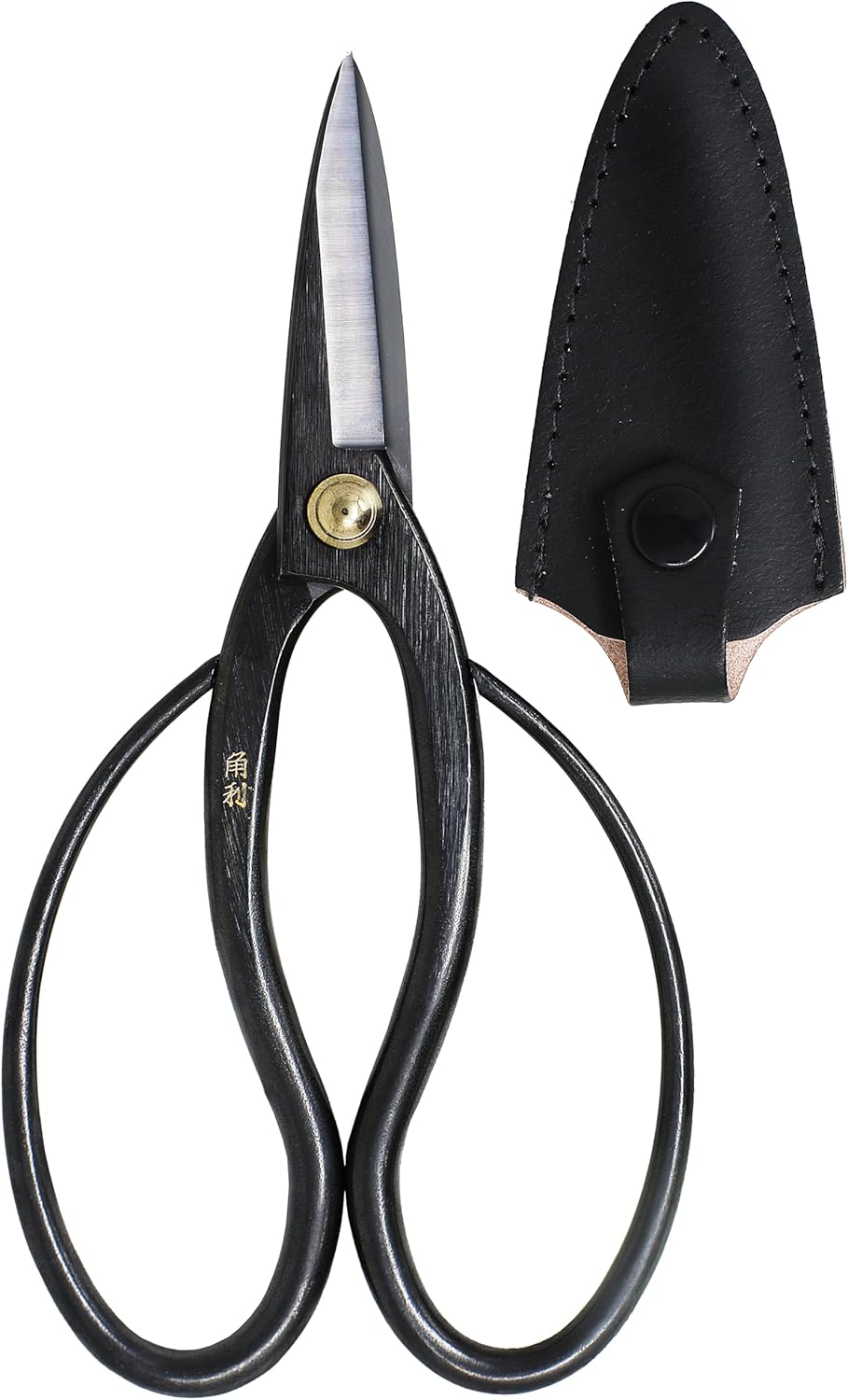 Satsuki Bonsai Scissors Made in Japan 7", Japanese Carbon Steel Blade, Precision Bonsai Shears for Fine Pruning and Trimming
