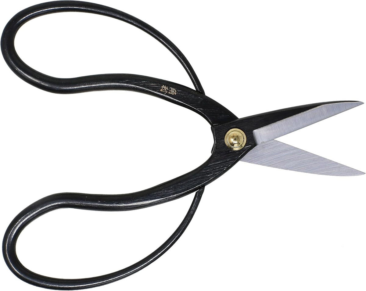 Satsuki Bonsai Scissors Made in Japan 7", Japanese Carbon Steel Blade, Precision Bonsai Shears for Fine Pruning and Trimming