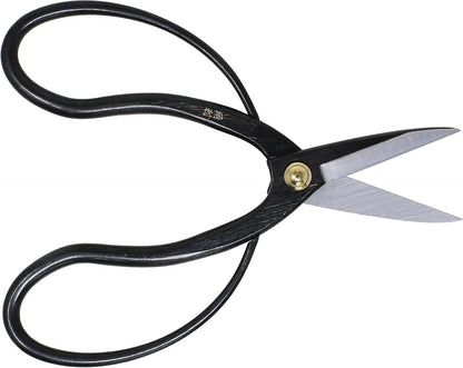 Satsuki Bonsai Scissors Made in Japan 7", Japanese Carbon Steel Blade, Precision Bonsai Shears for Fine Pruning and Trimming