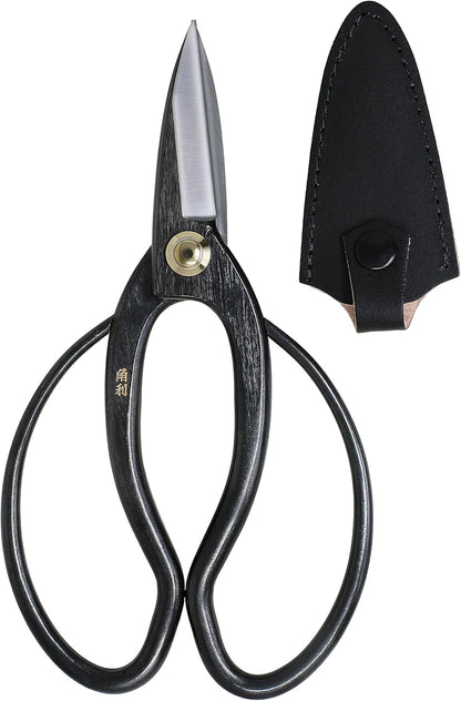 Satsuki Bonsai Scissors Made in Japan 7", Japanese Carbon Steel Blade, Precision Bonsai Shears for Fine Pruning and Trimming