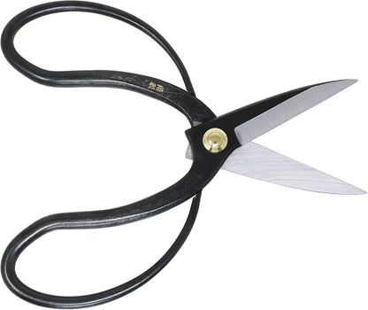 Satsuki Bonsai Scissors Made in Japan 7", Japanese Carbon Steel Blade, Precision Bonsai Shears for Fine Pruning and Trimming