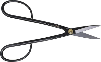 Satsuki Bonsai Scissors Made in Japan 7", Japanese Carbon Steel Blade, Precision Bonsai Shears for Fine Pruning and Trimming
