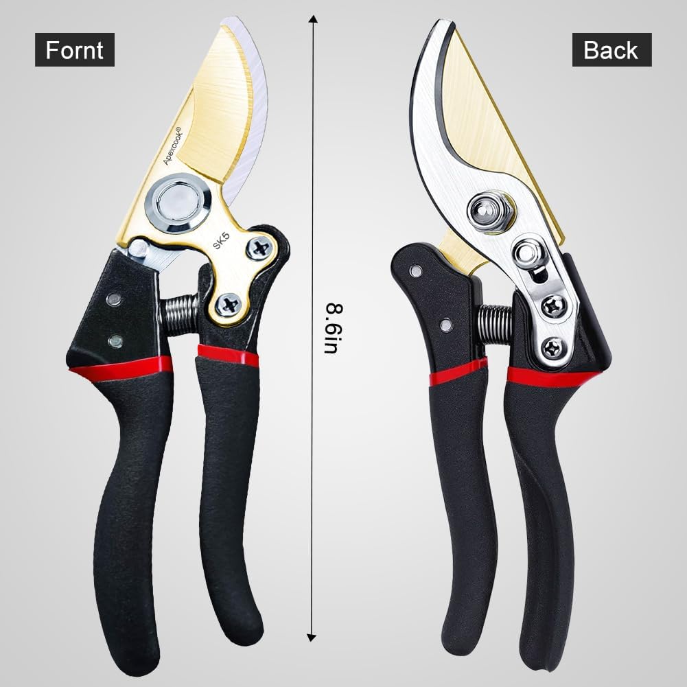 Garden Shears Handheld PruningShears for Heavy DutyErgonomic GardeningTools