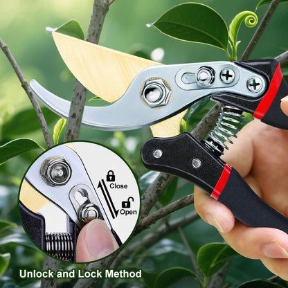 Garden Shears Handheld PruningShears for Heavy DutyErgonomic GardeningTools