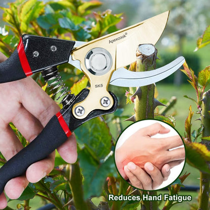 Garden Shears Handheld PruningShears for Heavy DutyErgonomic GardeningTools