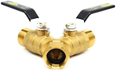 Industrial-Grade Garden Hose Splitter, Large Handles