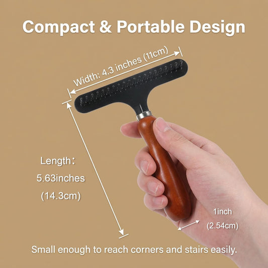 Portable Carpet Rake Hand Held Carpet Rake 5.6 x 4.3 inches