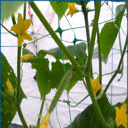 Green Trellis Netting 4x100 ft Heavy Duty Garden Netting Polypropylene Plant Support Net for Climbing Vegetables Fruits Flowers