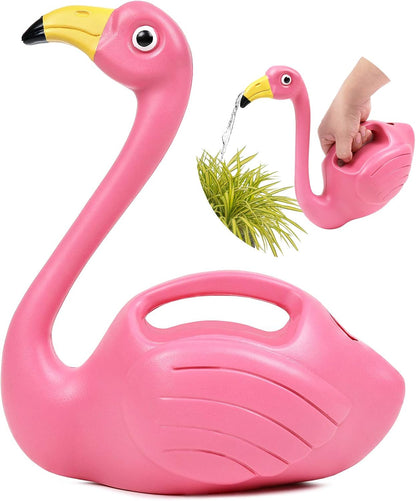 Plant Watering Can Indoor Outdoor Pink Flamingo 0.4 Gallons