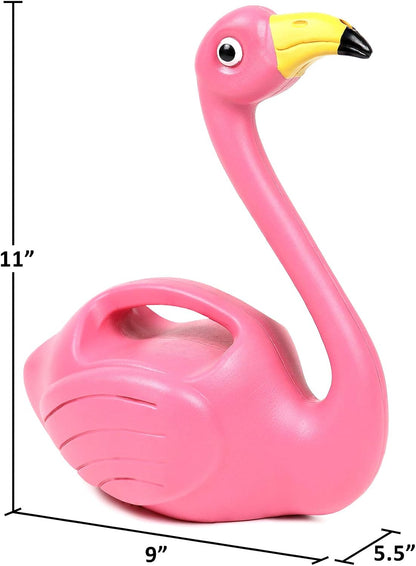 Plant Watering Can Indoor Outdoor Pink Flamingo 0.4 Gallons
