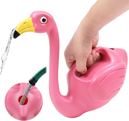 Plant Watering Can Indoor Outdoor Pink Flamingo 0.4 Gallons