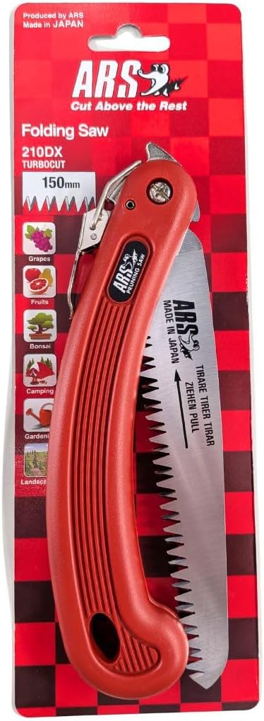 ARS Pruning Folding Turbocut Saw with 5-3/4-Inch Blade SA-21ODX