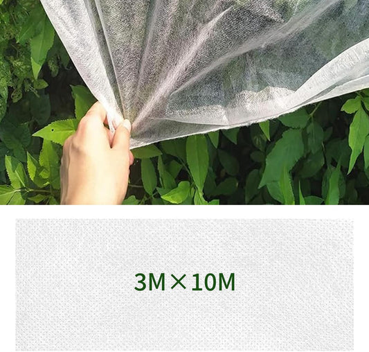 Plant Covers Freeze Protection – 10ft×33ft Reusable Rectangle Frost Cloth, 0.9 oz/yd² Floating Row Garden Blanket, Durable Frost Blankets Frost Covers for Outdoor Plants Winter & Cold Weather
