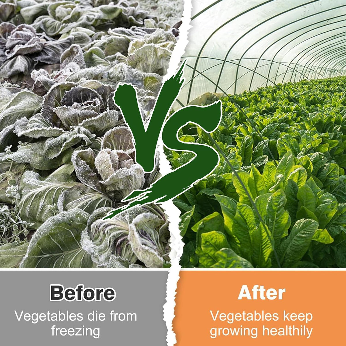 Plant Covers Freeze Protection – 10ft×33ft Reusable Rectangle Frost Cloth, 0.9 oz/yd² Floating Row Garden Blanket, Durable Frost Blankets Frost Covers for Outdoor Plants Winter & Cold Weather