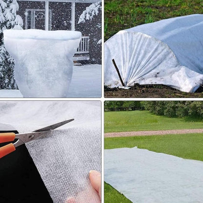 Plant Covers Freeze Protection – 10ft×33ft Reusable Rectangle Frost Cloth, 0.9 oz/yd² Floating Row Garden Blanket, Durable Frost Blankets Frost Covers for Outdoor Plants Winter & Cold Weather