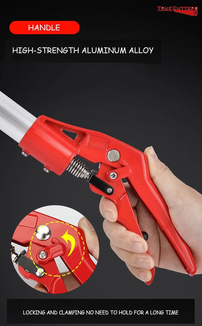4-11.5 Ft Extendable Tree Pruner & Pole Saw – Telescopic Tree Trimmer with Extra 1 Pruner & 1 Saw for High-Branch Trimming, Fruit Picking, and Yard Maintenance