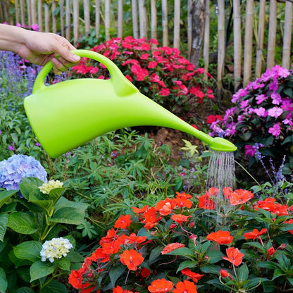 Watering Can for Indoor Plants, Water Can with Shower Head, 1/2 Gallon (Green)