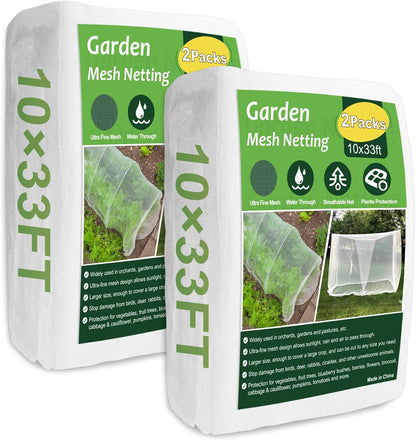 Garden Netting 10 x 50FT Ultra Fine Mesh Netting Insect Netting