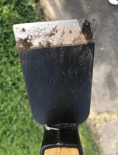 Hoe and Cultivator Hand Tiller - Carbon Steel Blade - Heavy Duty for loosening Soil, Weeding and Digging - Rubber Ergo Grip Handle - Rust Proof