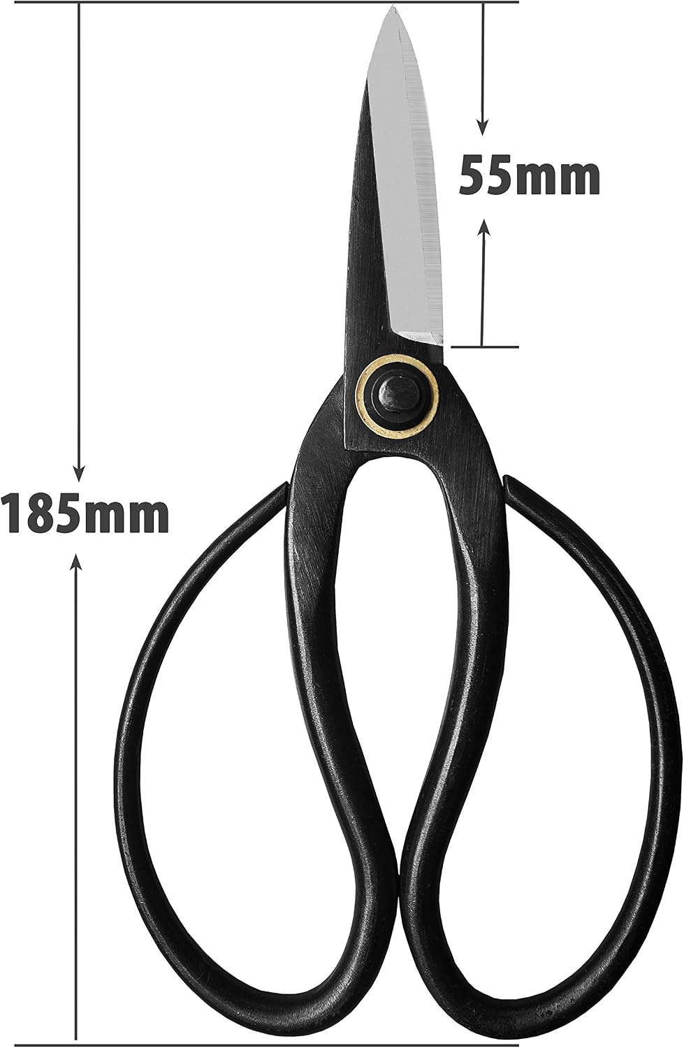 Professional 7.3" Bonsai Scissors(GPPS-1012), For Arranging Flowers, Trimming Plants, For Grow Room or Gardening, Bonsai Tools. Garden Scissors Loppers.