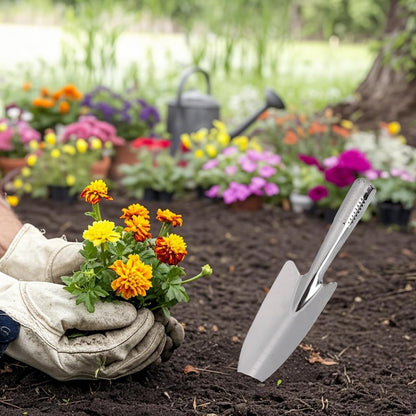 Garden Trowel- Stainless Steel Garden Shovel with Measurement Mark Tools