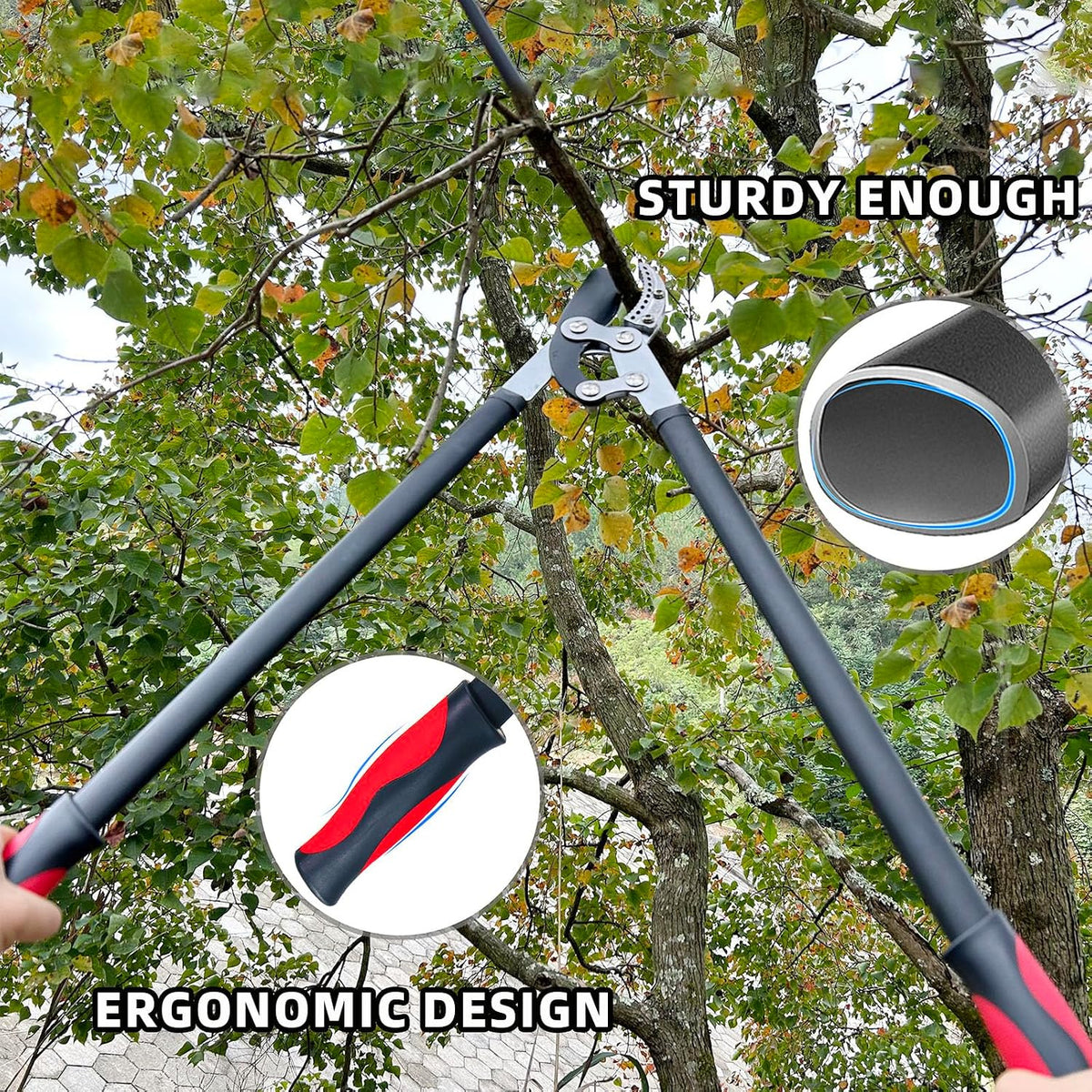 Loppers for Tree Trimming Heavy Duty Branch Cutter, 1.6" Cut Capacity
