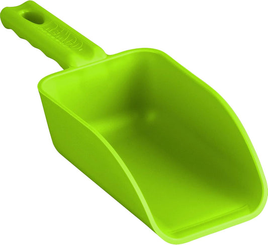 Vikan 630077 Color-Coded Plastic Hand Scoop - BPA-Free Food-Safe Kitchen Utensils, Restaurant and Food Service Supplies, 16 oz, Lime