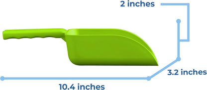 Vikan 630077 Color-Coded Plastic Hand Scoop - BPA-Free Food-Safe Kitchen Utensils, Restaurant and Food Service Supplies, 16 oz, Lime