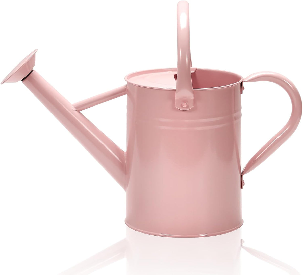 Metal Watering Can with Removable Spout, Galvanized, Perfect for Indoor and Outdoor Use (1 Gallon, Yellow)
